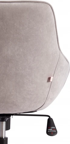 Компьютерное кресло игровое Tetchair DUBLIN (Велюр/Светло-серый)