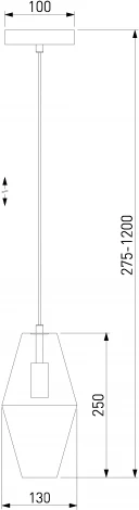 Подвесной светильник Prism 50236/1 Eurosvet (220V, на проводе)