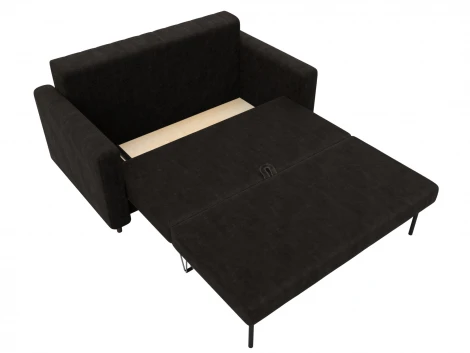 Диван прямой Лига-070 (ЛДСП,Брус,Фанера/Дерево/Велюр/Коричневый) Лига Диванов 129762