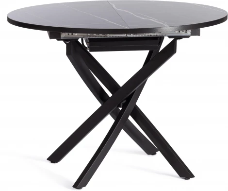 Кухонный стол Tetchair MANZANA (ЛДСП,HPL,Металл/Черный)