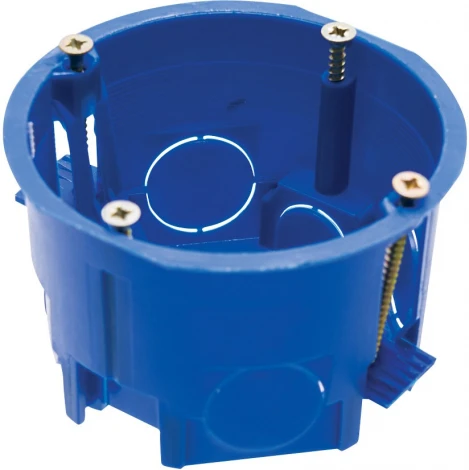 Подрозетник синий Stekker 39294