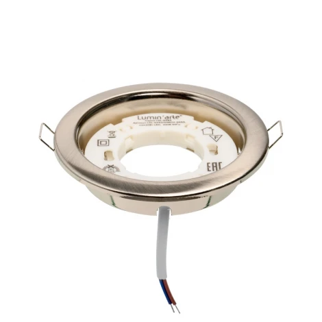 Встраиваемый светильник под лампу GX53 хром матовый Lumin'arte LDL-GX53/01MCH