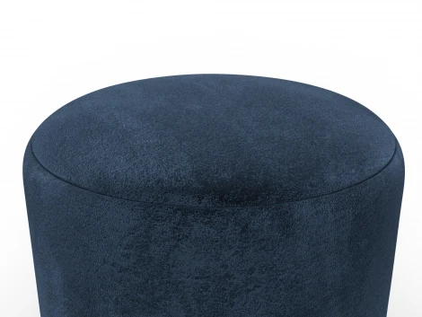 Пуф 002 (ДСП,Фанера/Дерево/Велюр/Синий) Лига Диванов 132354
