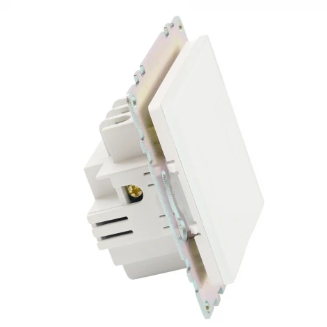 Выключатель сенсорный двухклавишный (белый) Stekker Катрин 50275