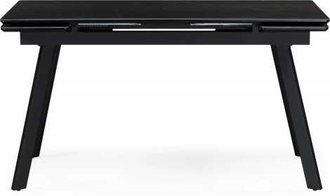 Керамический стол Notta Норман 140(200)х80 черный мрамор shakespeare black / черный арт.612902