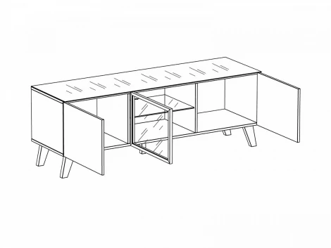 Тумба Forest ОГОГО 331107 (дуб вотан)