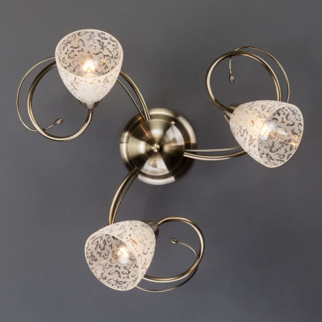 Потолочная люстра Eurosvet Natalie 30130/3 античная бронза