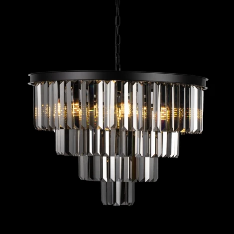 Подвесная люстра каскадная Loft IT Prism 10018/600C (220V, хрусталь, на цепи)