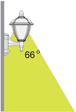 Настенный фонарь уличный светодиодный Oasis Light UNITE W2601-PiR Bl