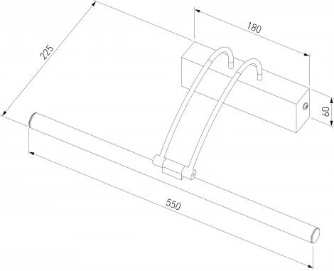 Подсветка для картин светодиодная Elektrostandard Simple MRL LED 10W 1011 IP20 a063695 (220V)