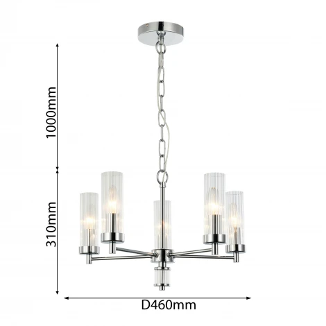 Подвесная люстра Favourite Aesthetic 2672-5P (220V, на цепи)