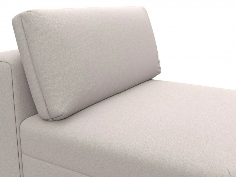 Модуль диван Лига-060 НПБ (ЛДСП,Брус,Фанера,Замша/Бежевый) Лига Диванов 129544