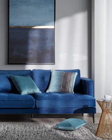 Журнальный стол La Forma (ex Julia Grup) Jolene (Золотой,Прозрачный/ Стекло,Железо,Металл)