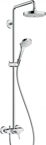 Душевая стойка Hansgrohe Croma Select S 180 2jet 27255400 с однорычажным смесителем