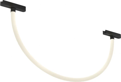 Трековый светильник с гибким неоном магнитный 48V Denkirs Air Ray DK5327-BK (LED)