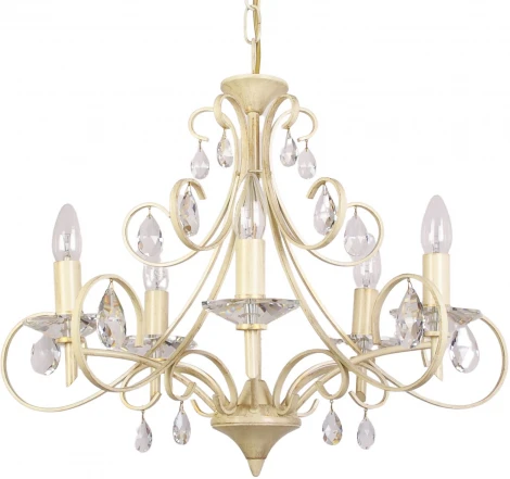 Подвесная люстра Doge Luce 311 311L05X4-904 (220V, на цепи, свеча)