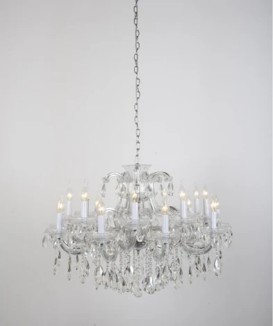 Подвесная люстра Dio D`arte Gloria Gloria E 1.1.18.600 N (220V, хрусталь, на цепи, подсвечник, свеча)