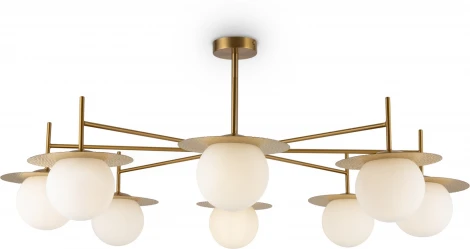 Потолочная люстра на штанге Freya Camelia FR5202PL-08BS (220V, шар)