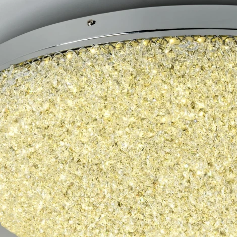 Потолочная люстра светодиодная хрустальная с пультом с регулировкой цветовой температуры Modelux MODELUX ML.2320.700 CR