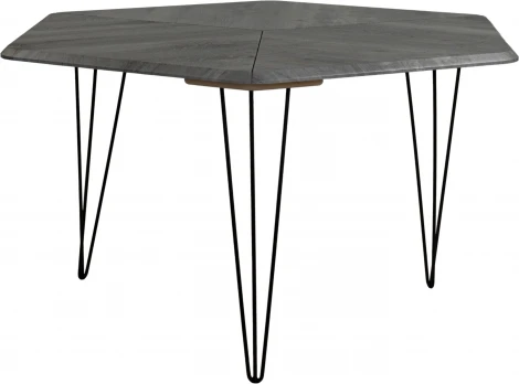 Стол журнальный BeautyStyle 23 орех гикори grey/черный Mebelik арт.009003