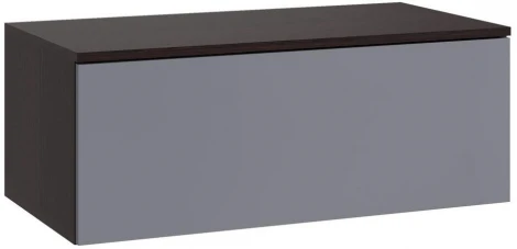 Шкаф Woodville Роут 2 венге / графит софт арт.593715