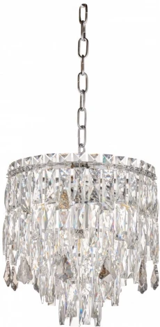 Подвесная люстра Fluorite The Empress FL1062-5P (220V, хрусталь, на цепи, круглые)