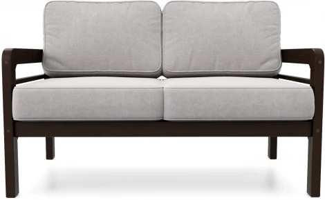 Диван Arsko прямой Бергер М венге велюр серый