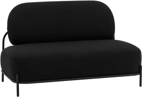 Диван Stool Group Стоун рогожка черный УТ000036925