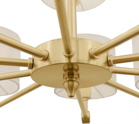 Подвесная люстра ярусная большая Maytoni Alloro MOD088PL-15BS (220V, на цепи)