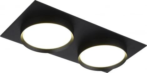 Встраиваемый светильник ST Luce ST258.408.02 Черный GX53 2*50W 220V