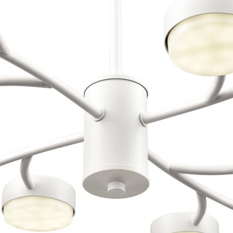 Потолочная люстра на штанге Lumion Torina 8265/12 металл, белый GX53 LED 12*7W 220V