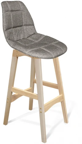 Стул барный SHT-ST29-C/S65 пепельный/прозрачный лак Sheffilton 7781170401