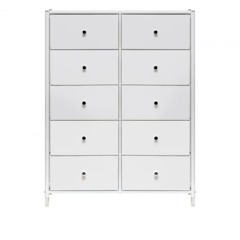 Комод Leset Нирита/Хайди, 10 ящиков, Белый