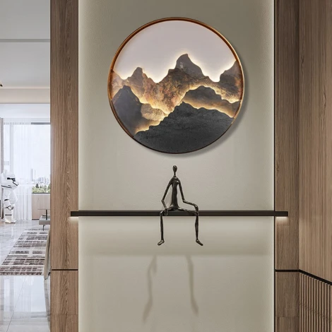 Настенный светильник Dawn Brass ImperiumLoft Dawn01 (LED, 220V, круглые)