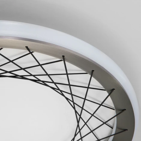 Потолочный светодиодный светильник круглый Eurosvet Parafe 40022/1 LED серый (220V, круглые)