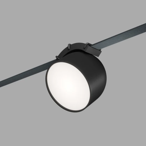 Трековый светильник низкоковольтный для ременной системы LED с голосовым управлением 48V Denkirs Belty Spot DK5642-BK (Умный дом) (умный дом - Smart Life)