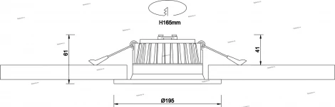 Donolux DL18891 DL18891/24W White R Dim