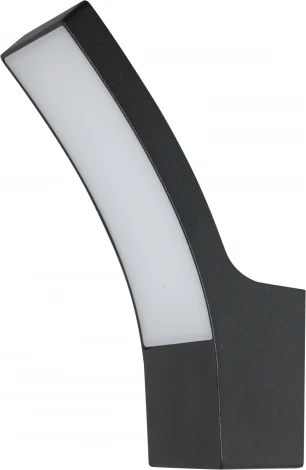 Уличный настенный светодиодный светильник Escada Dravite 30002W/02LED 11Вт, 1000лм, 4000K, Ra>80, металл/пластик, черный