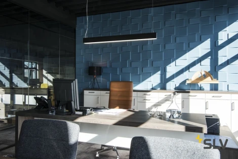 Подвесной линейный светильник светодиодный диммируемый SLV Glenos 1001403