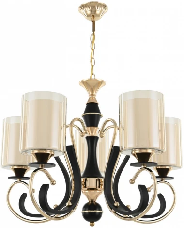 Подвесная люстра Arte Milano Florentia-2237 302237/5 Bk/Gd (220V, на цепи)