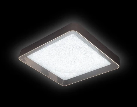Потолочный светильник Ambrella Orbital Crystal Sand FS1218 WH/WH 112W+36W D650*650