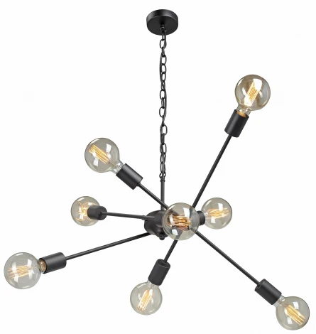 Подвесная люстра Vitaluce V4750-1/8, 8xE27 макс. 40Вт V4750-1/8 (220V, на цепи)