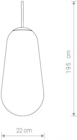 Подвесной светильник Nowodvorski Pear L 8671 (220V)