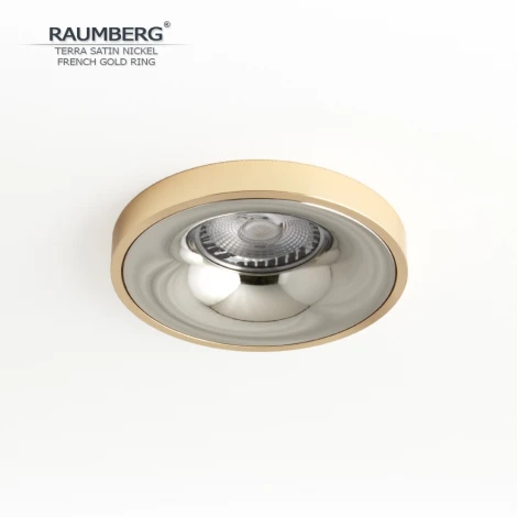 Встраиваемый светильник Raumberg TerraSNi\FGd Satin Nickel\French Gold