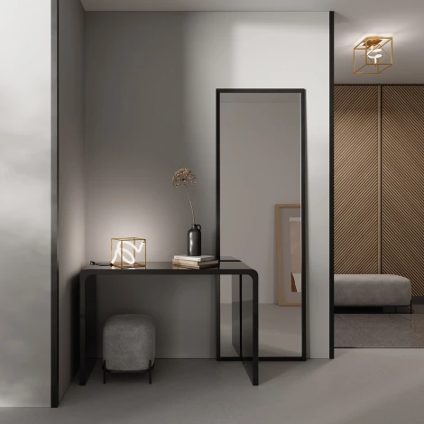 Настольная лампа Maytoni Membrane MOD345TL-L11BS3K (LED, 220V, выключатель, куб)