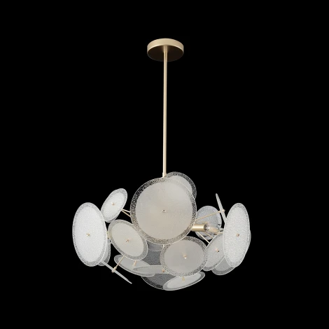 Потолочная люстра на штанге Crystal Lux DANDELION SP6 GOLD