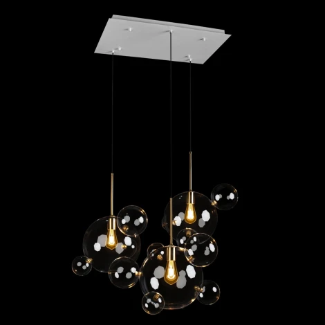 Подвесной светильник Loft It Bolle 2034-S3 (220V, на проводе, шарики, молекулы)