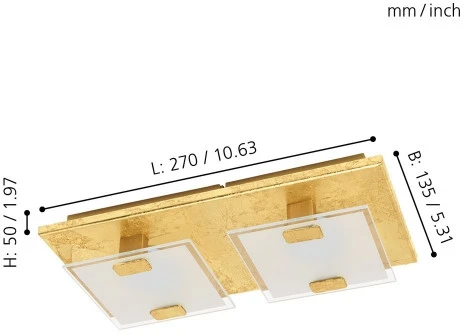 Настенно-потолочный светильник Eglo Vicaro 1 97758