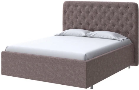 PROxSON Кровать Classic Large (Ткань: Велюр Gratta 8 Брауни) 160x190