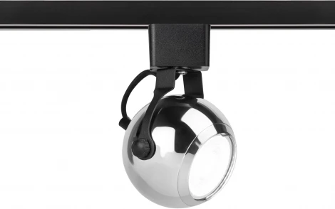 Трековый светильник ЭРА TR35-GU10 CH (220V, шар)